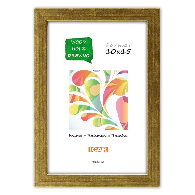 Holzrahmen AGA A Z gold