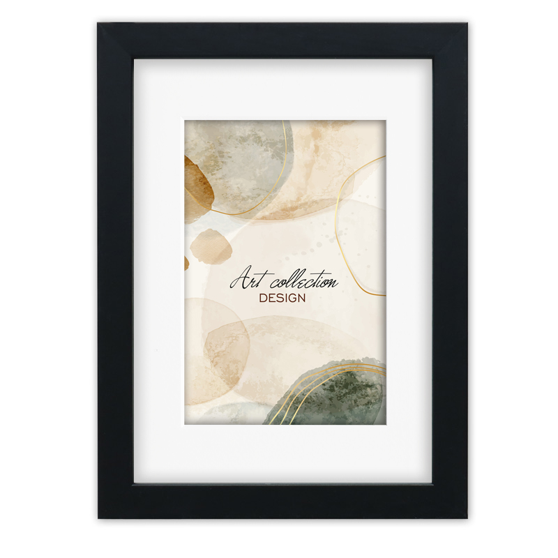 Holzrahmen AGA C PAS 2 schwarz