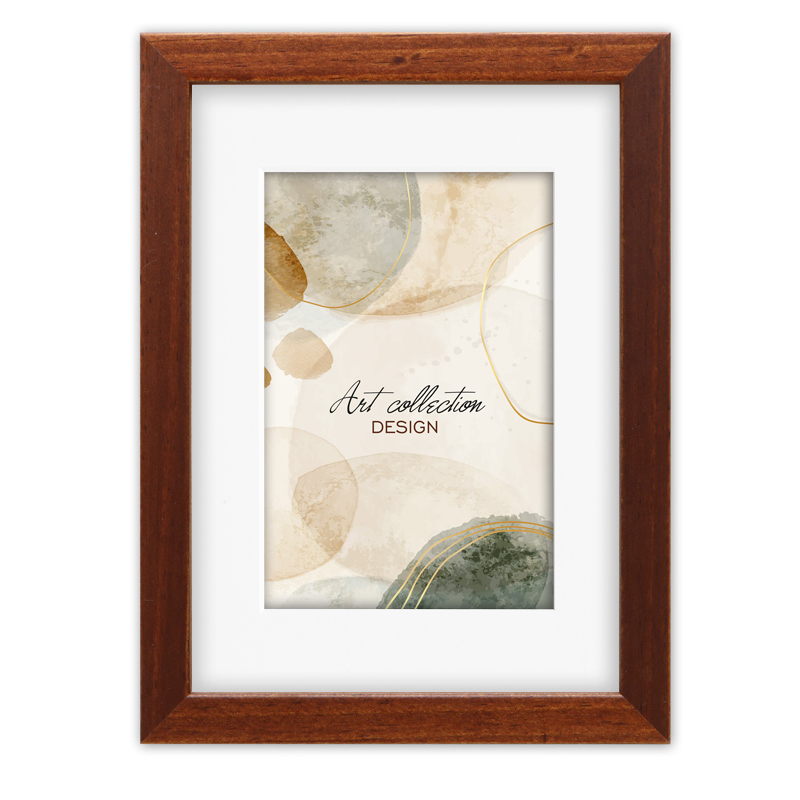 Holzrahmen AGA C PAS 3 dunkelbraun