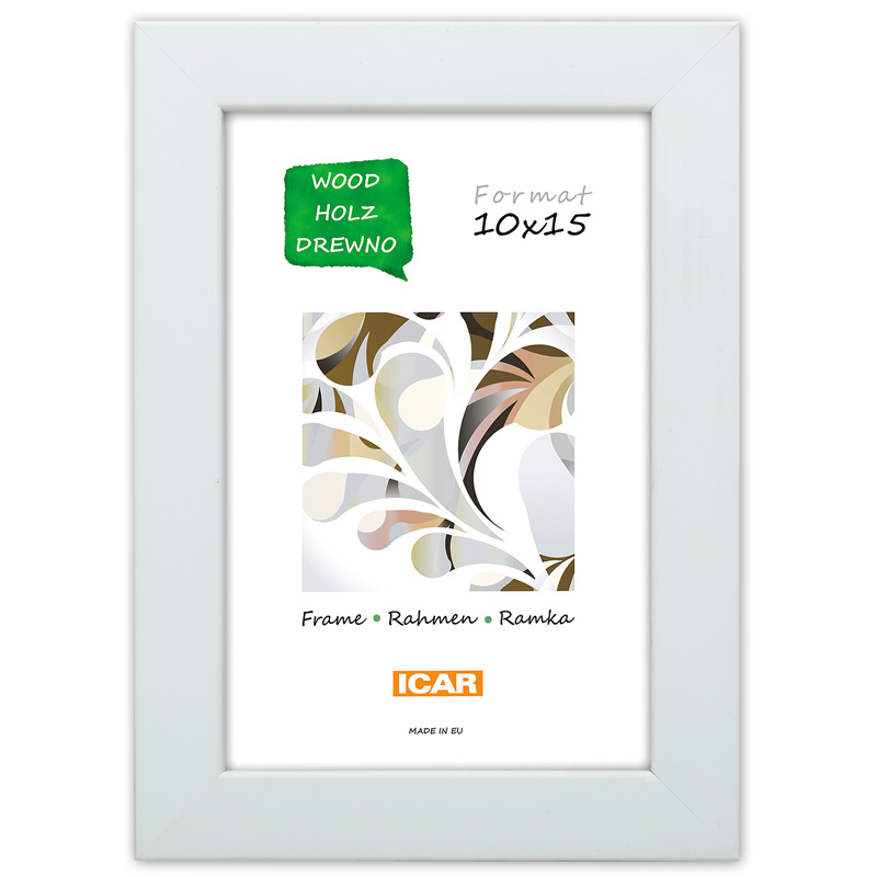 Holzrahmen AGA F 1 weiß