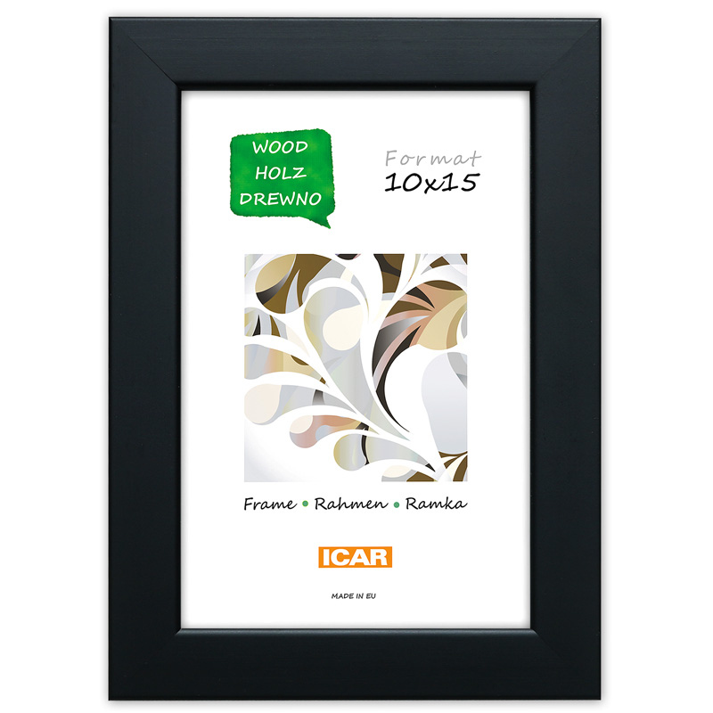 Holzrahmen AGA F 2 schwarz