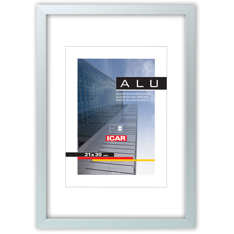Ramka aluminiowa ALU E SM srebrny