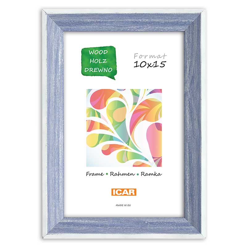 Holzrahmen DRI N 11 blau
