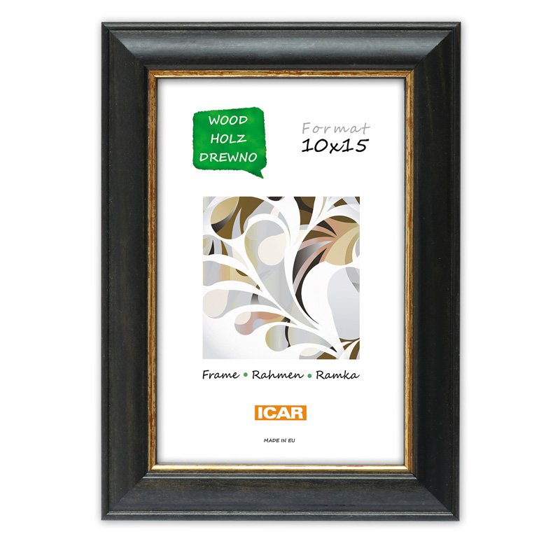Holzrahmen DRI S 2 schwarz