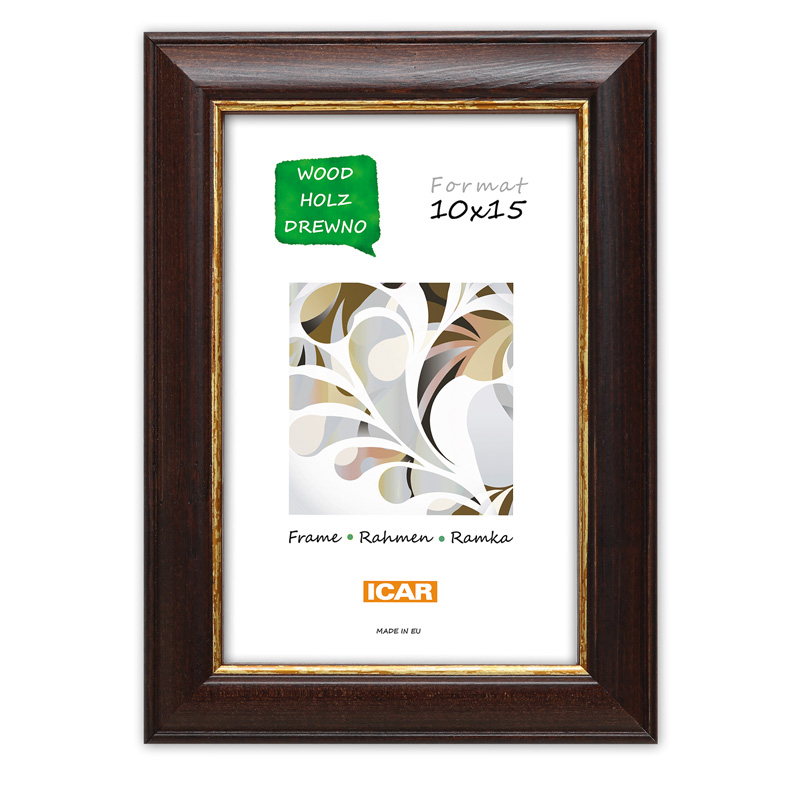 Holzrahmen DRI S 4 braun dunkel