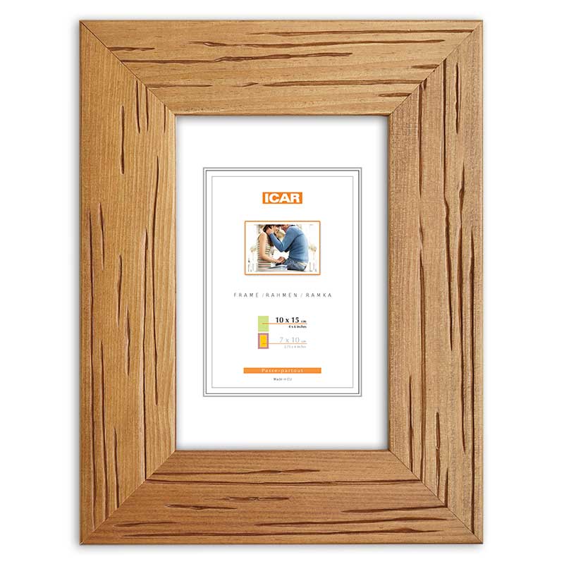 Holzrahmen DRL A 3 hellbraun