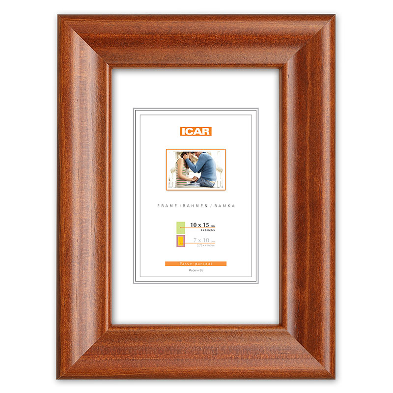 Holzrahmen DRL B 3 dunkelbraun