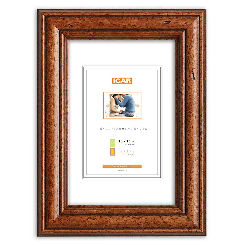 Holzrahmen DRL F 03 braun dunkel