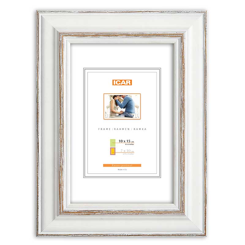 Holzrahmen DRL X 3 weiß