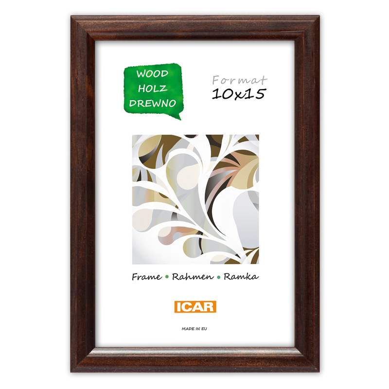 Holzrahmen DRWA 44 dunkelbraun