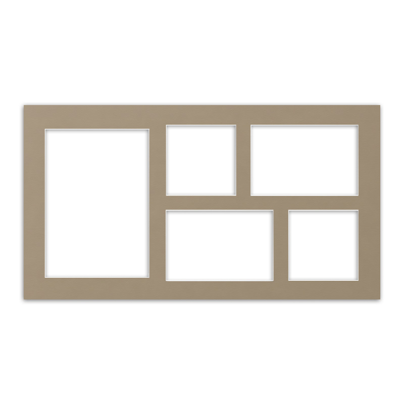 Passepartout PAS G 4 kawowy