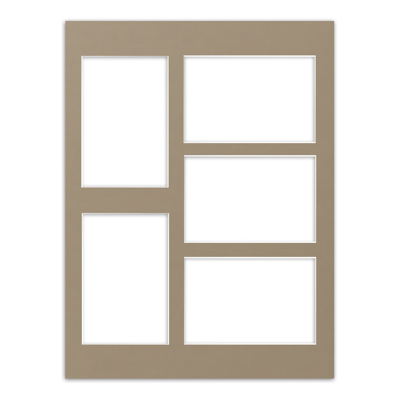 Passepartout PAS G 4 kawowy