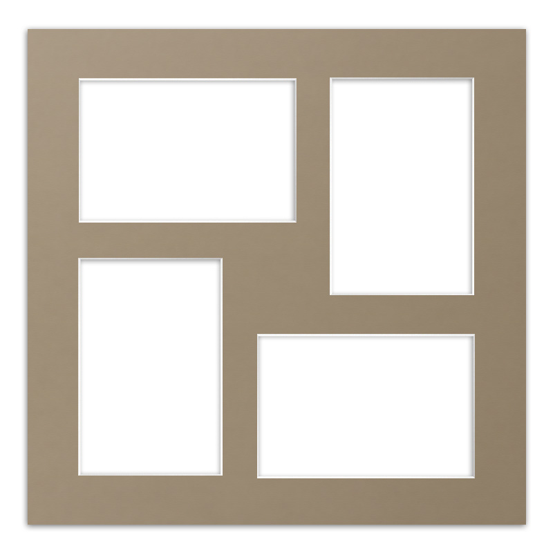 Passepartout PAS G 4 kawowy