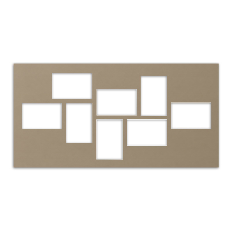 Passepartout PAS G 4 kawowy