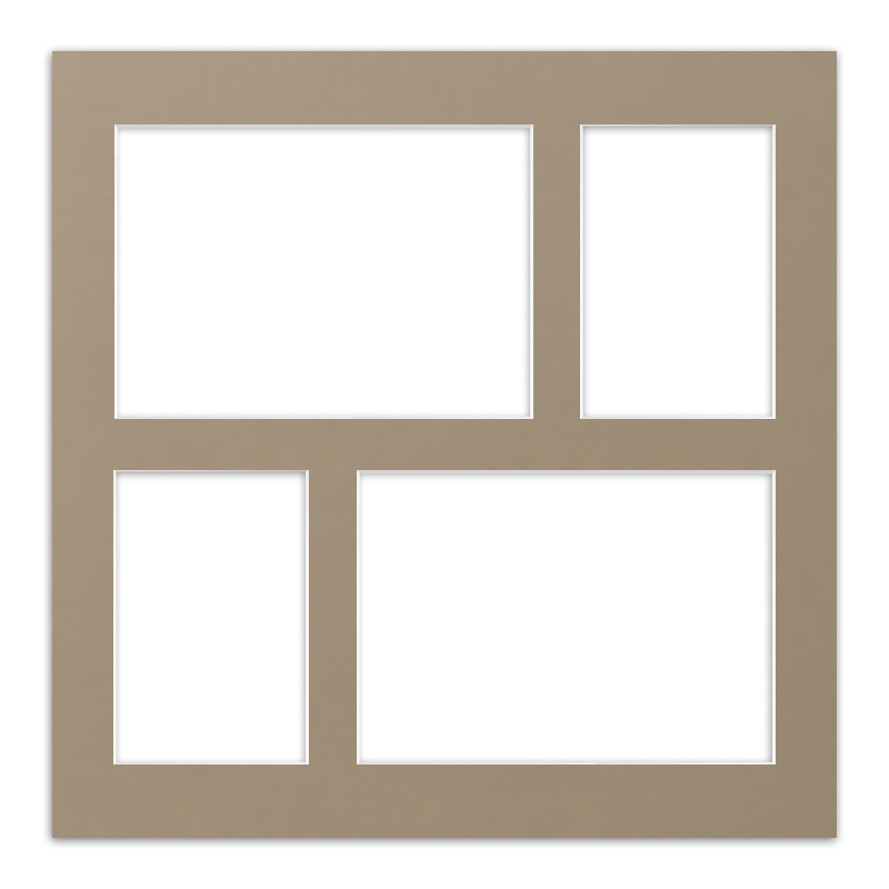 Passepartout PAS G 4 kawowy