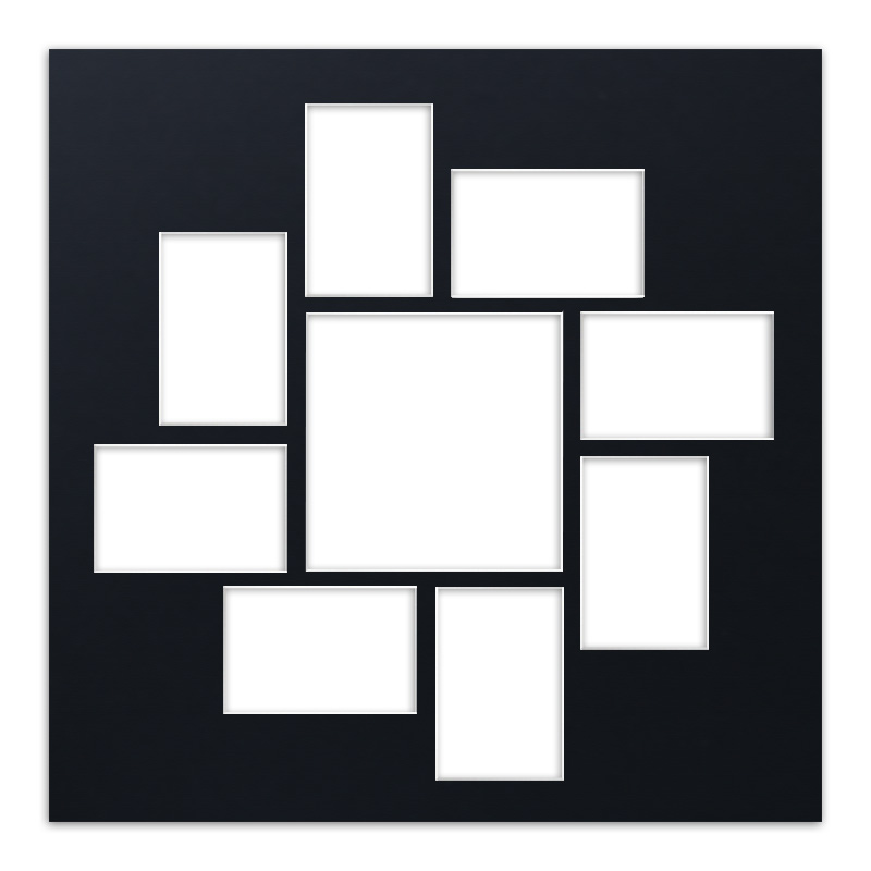 Passepartout PAS G 10 czarny