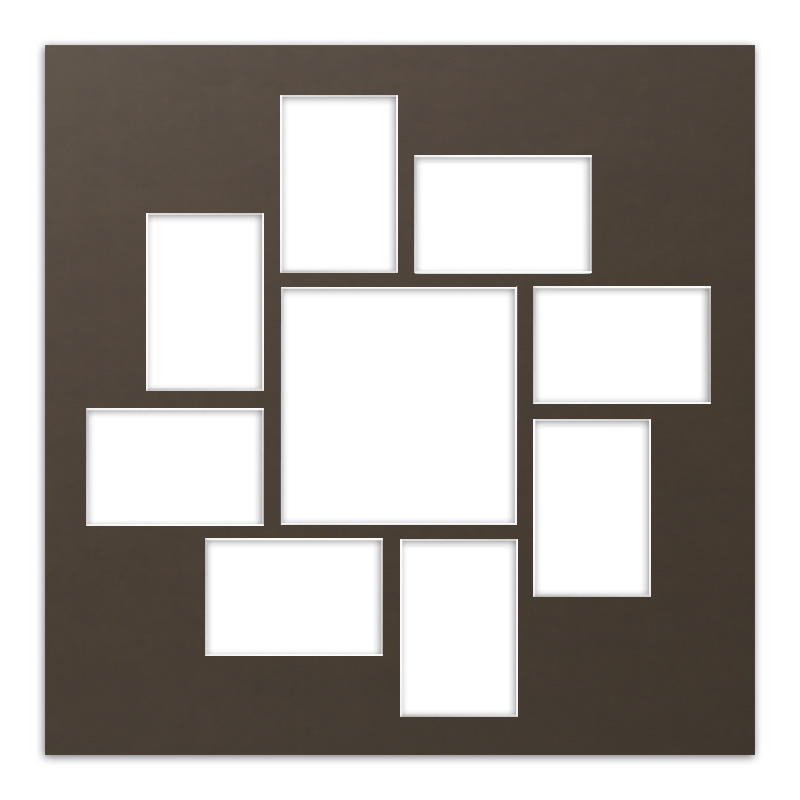 Passepartout PAS G 11 braun dunkel