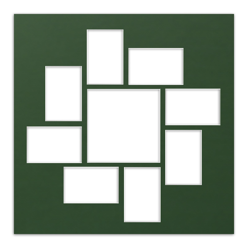 Passepartout PAS G 13 zielony