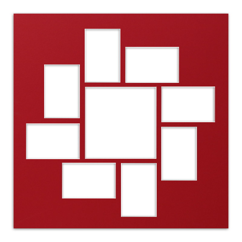 Passepartout PAS G 6 rot