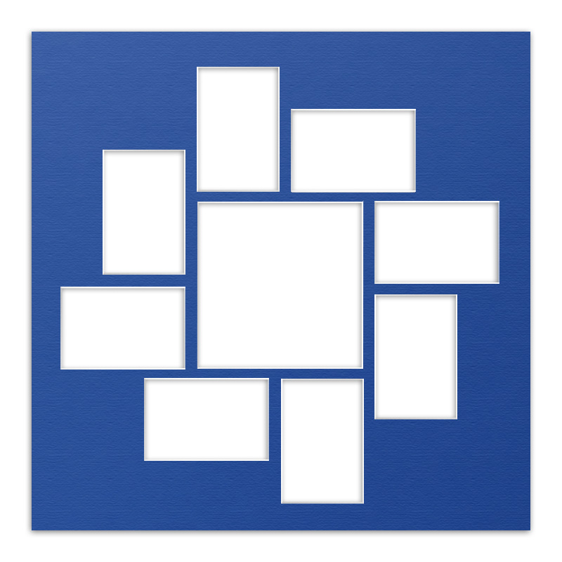 Passepartout PAS G 9 niebieski