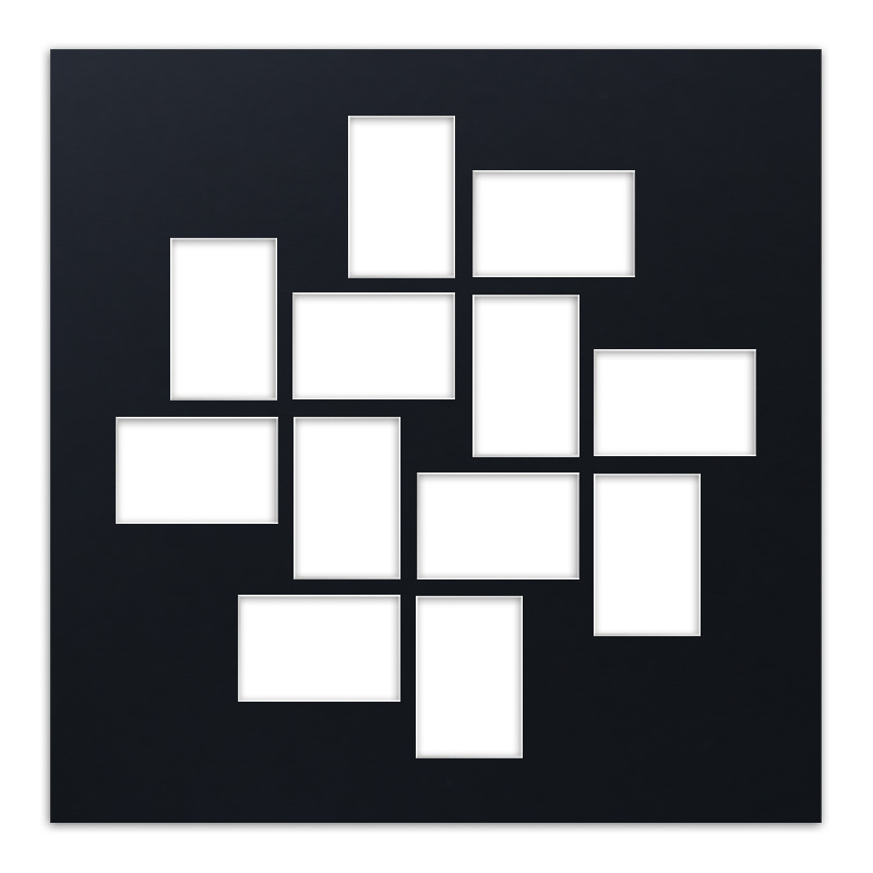 Passepartout PAS G 10 czarny