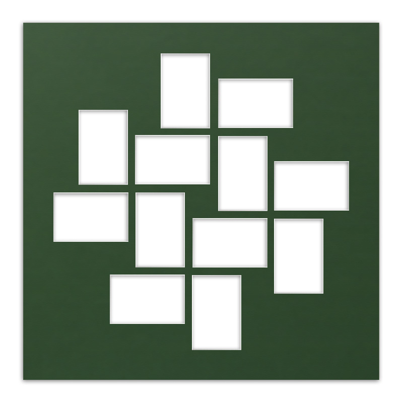 Passepartout PAS G 13 zielony