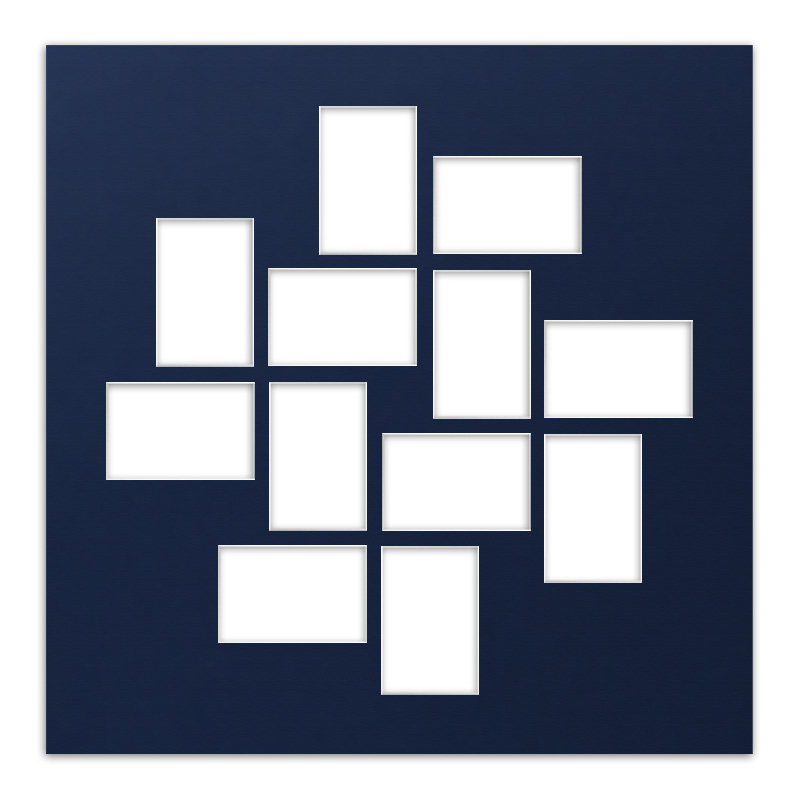 Passepartout PAS G 5 granatowy