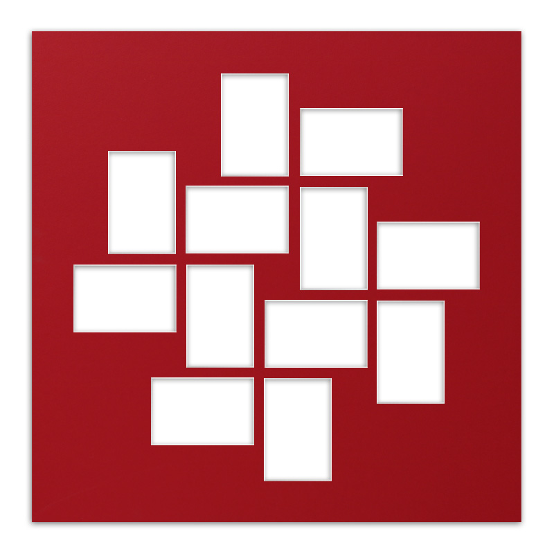 Passepartout PAS G 6 rot