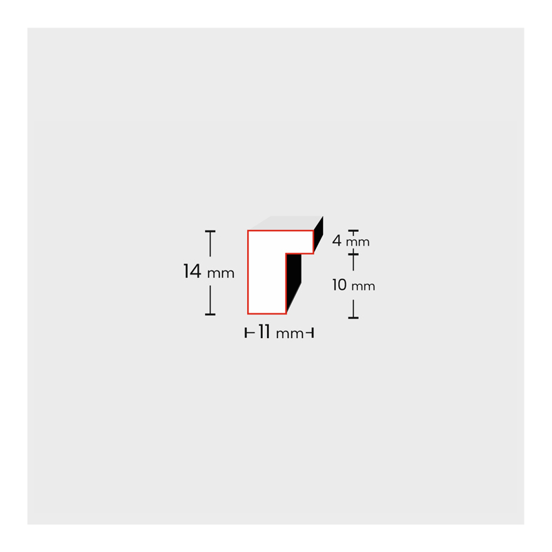 Fotorahmen PINIA 10 PAK Honig
