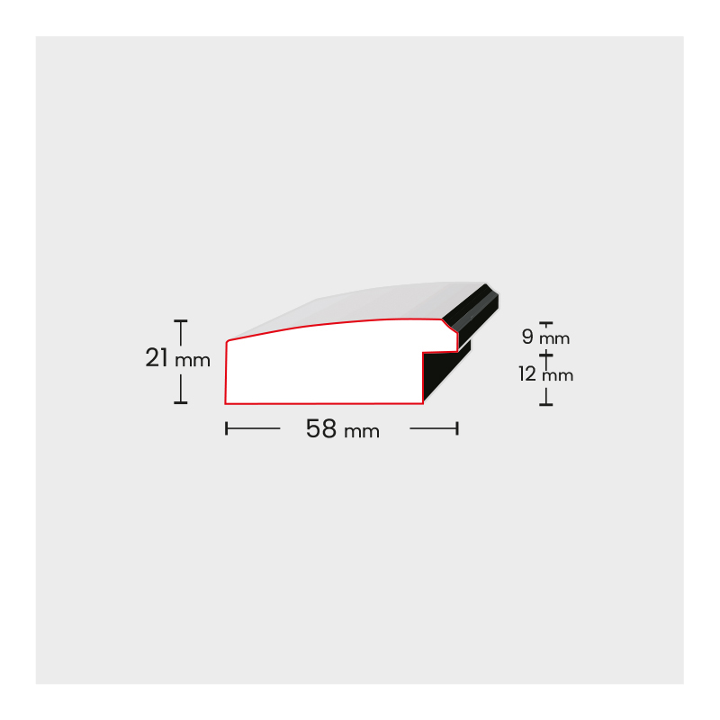 Holzrahmen EXW H Z1 gold