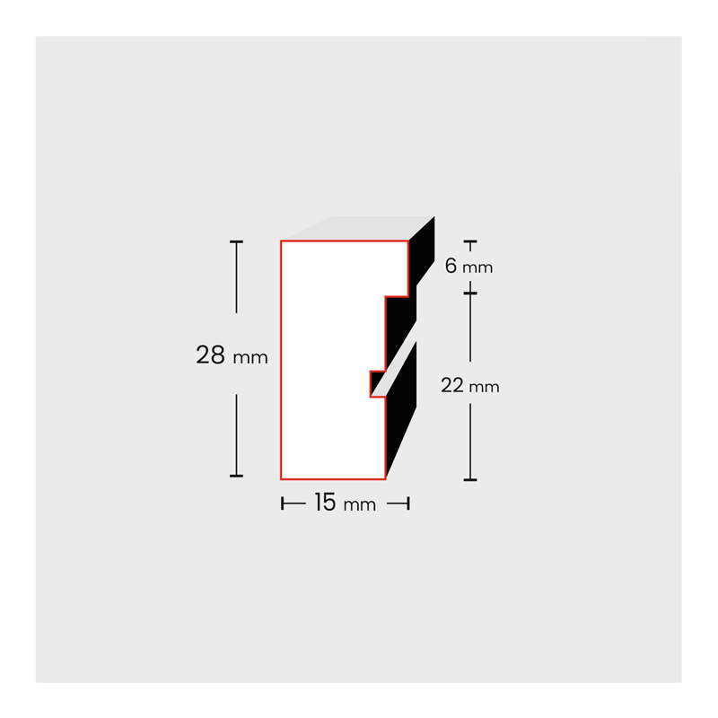 Ramka EXPO M01 dębowy