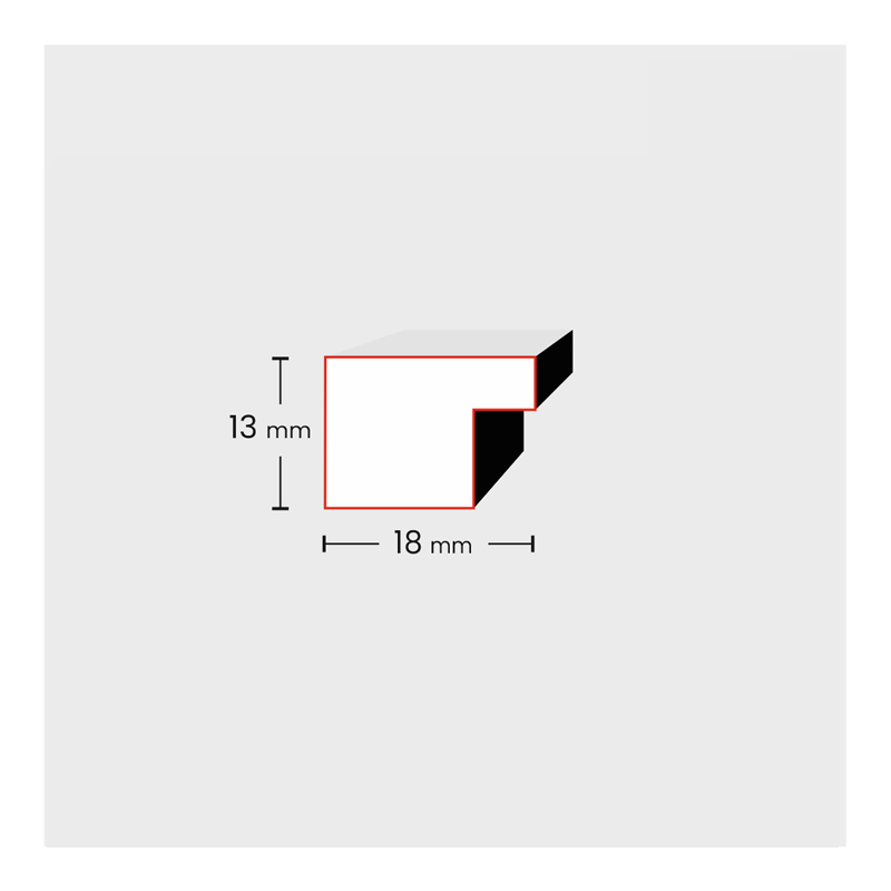 Kunststoffrahmen MIX A 4 braun dunkel