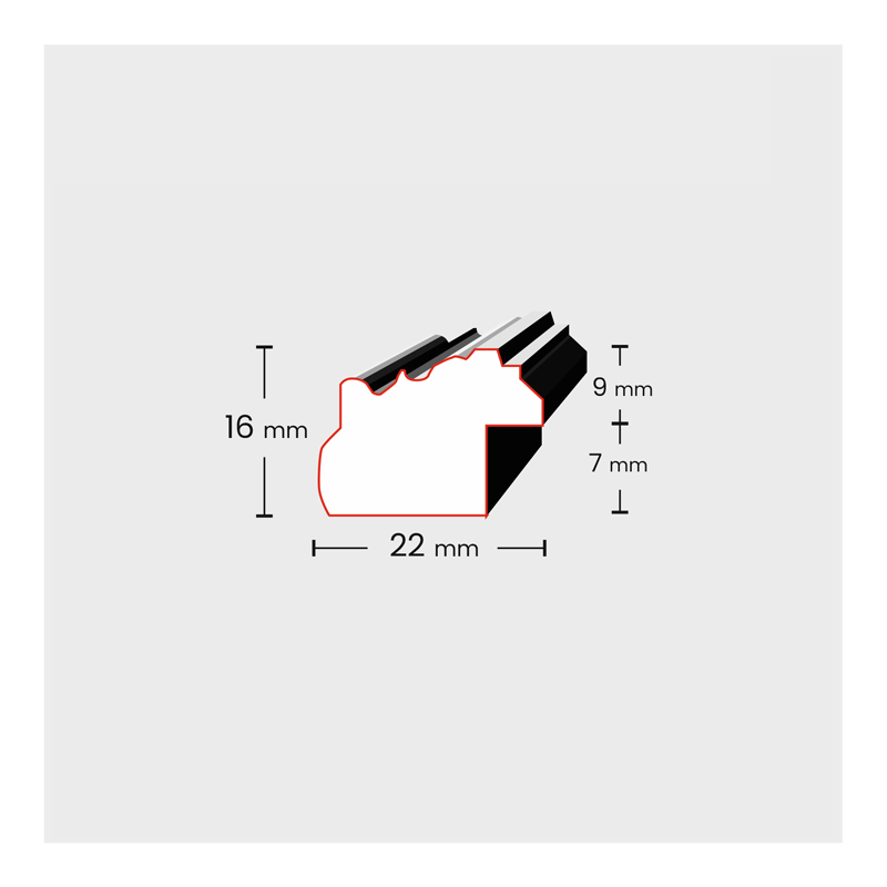 Fotorahmen MIX S 4 PAK 4 PAK gold