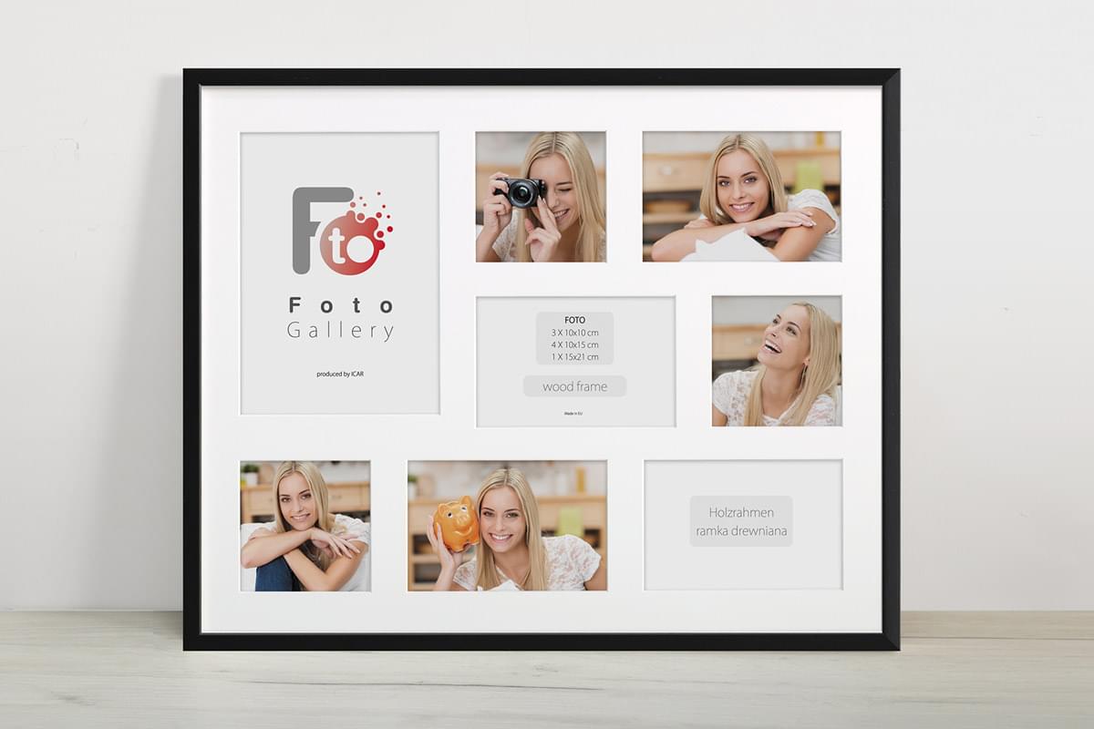 Holzrahmen FOTO GALERIA BLACK