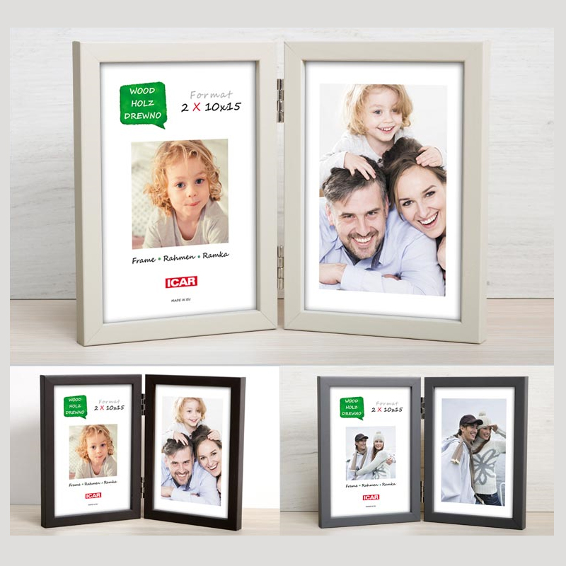 Fotorahmen MULTI PINIA MIX NATURE gemischte Farben