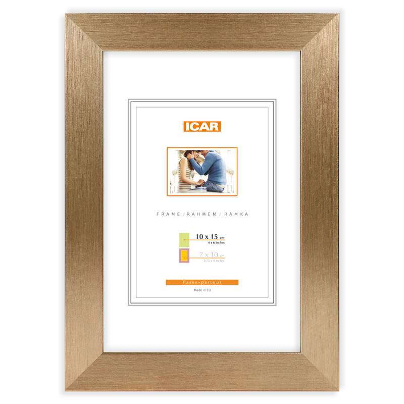 Kunststoffrahmen MIX A 1 gold