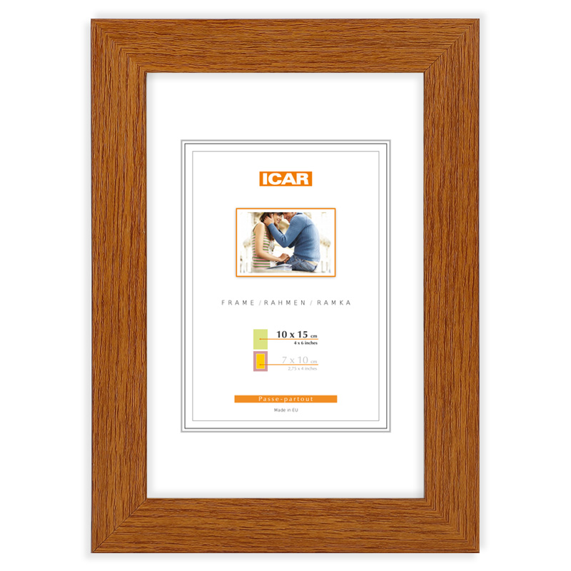 Kunststoffrahmen MIX A 3 braun hell