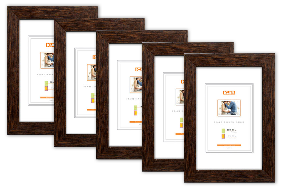 Fotorahmen OPTIMA 4 braun dunkel