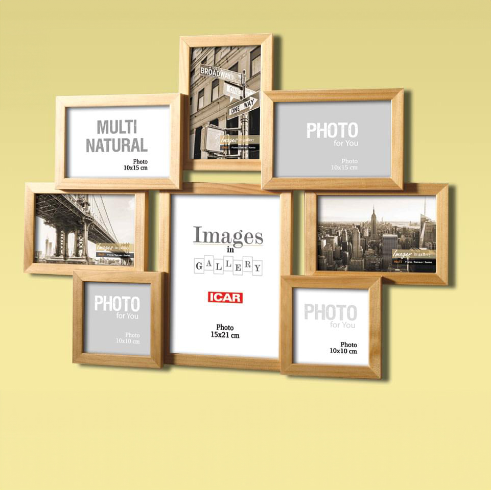 Holzrahmen Galerie MULTI NATURAL 81 0N natur