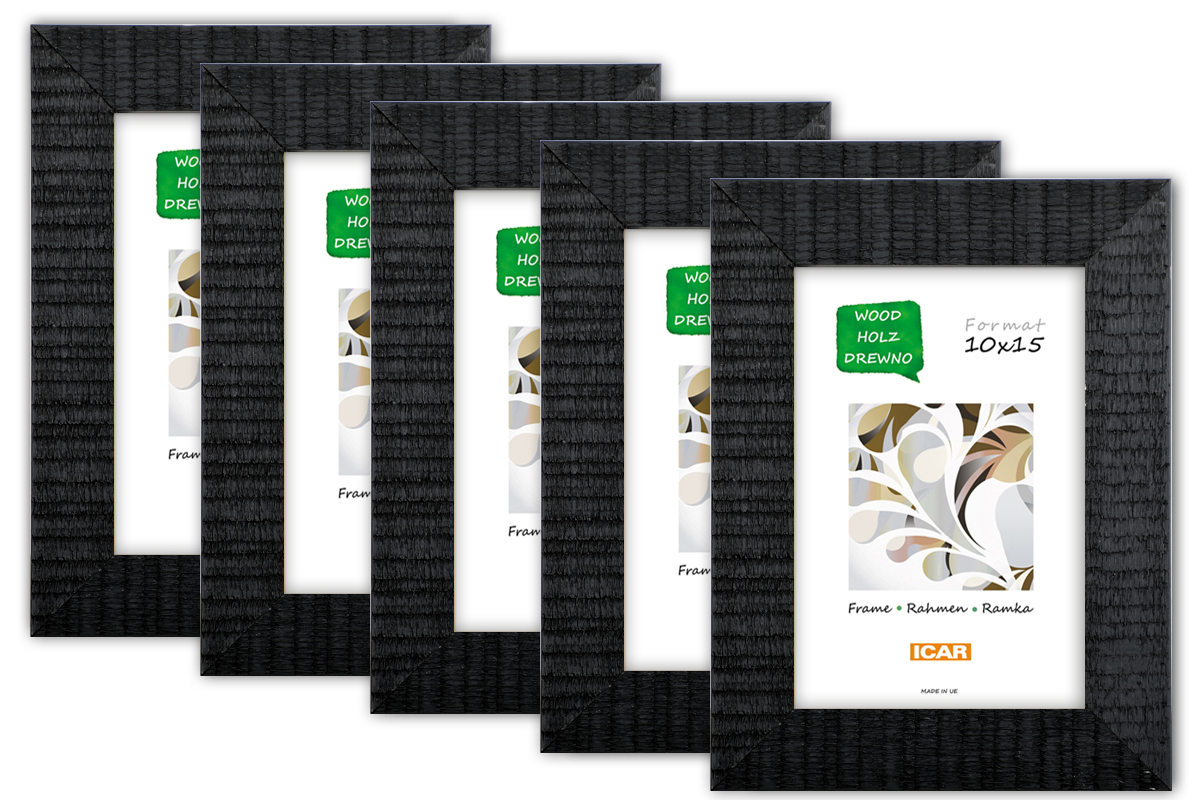 Fotorahmen TRACK 2 schwarz