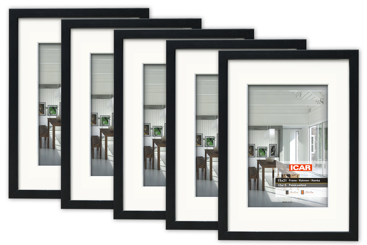 Fotorahmen PINIA PAS 2 PAK schwarz