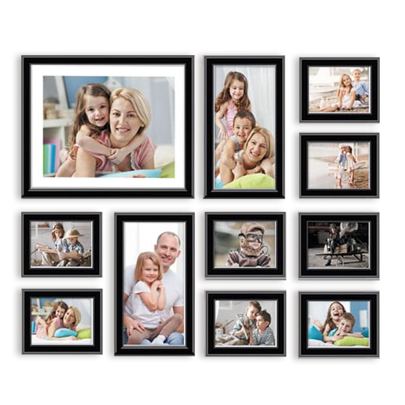 Holzrahmen WALL GALLERY 2 schwarz