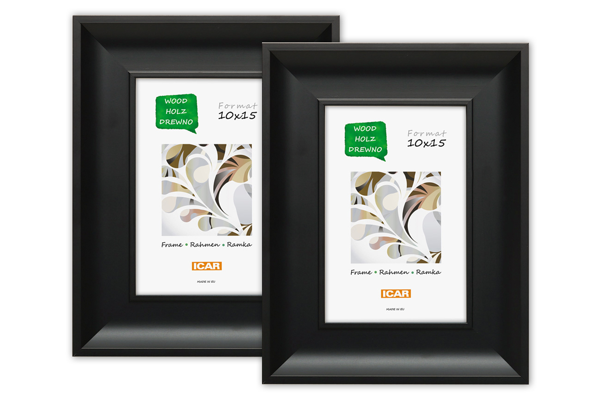 Fotorahmen DRZG D 2 DWUPAK schwarz