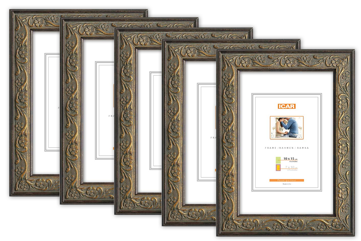 Bilderrahmen MIX S 5 PAK 5 PAK gold