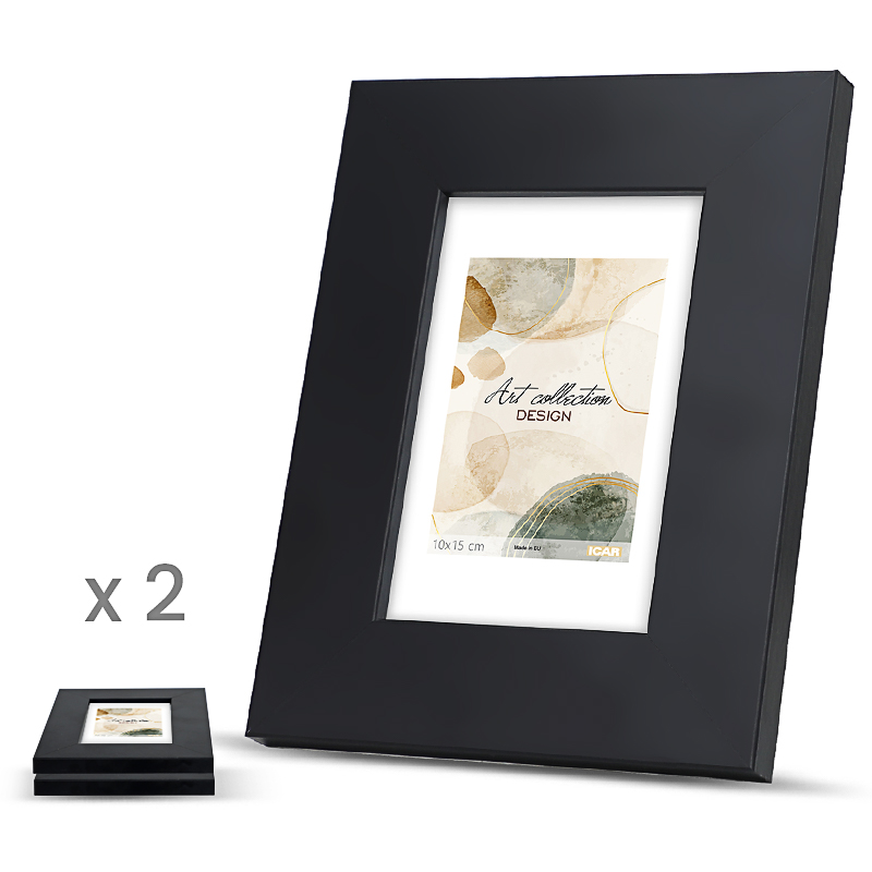 Fotorahmen MODERNO PAK M2 schwarz