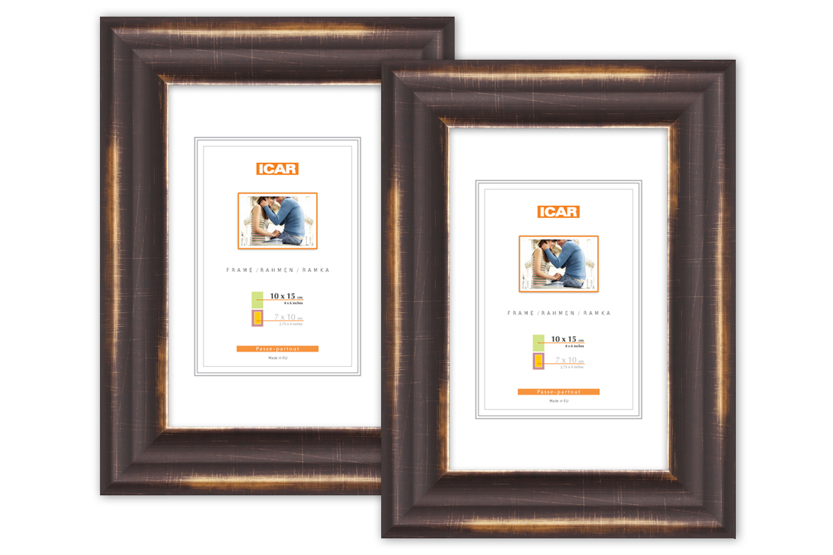 Fotorahmen DRZ B 4 DWUPAK dunkelbraun