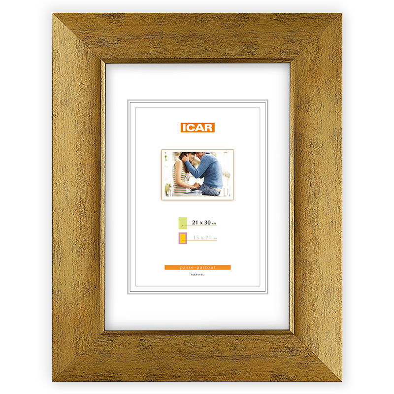 Ramka drewniana EXW H Z1 złoty