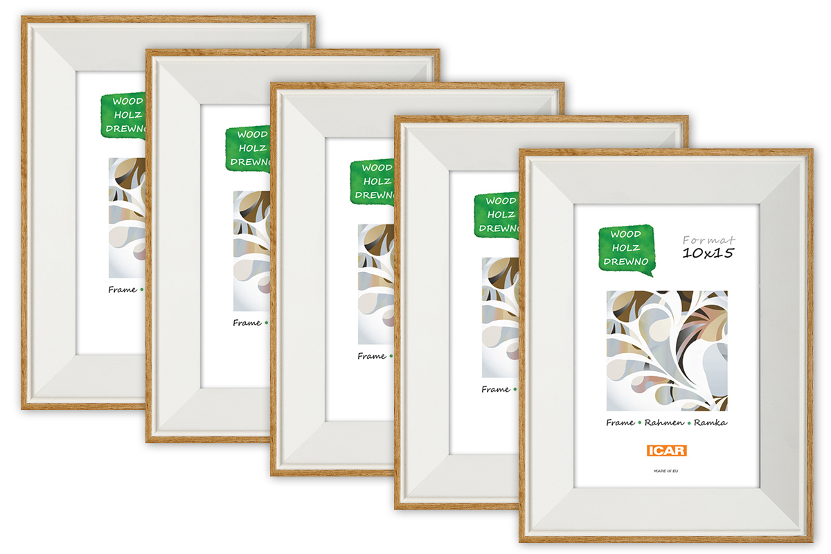 Bilderrahmen DRZ X 1 PAK weiß-Eiche
