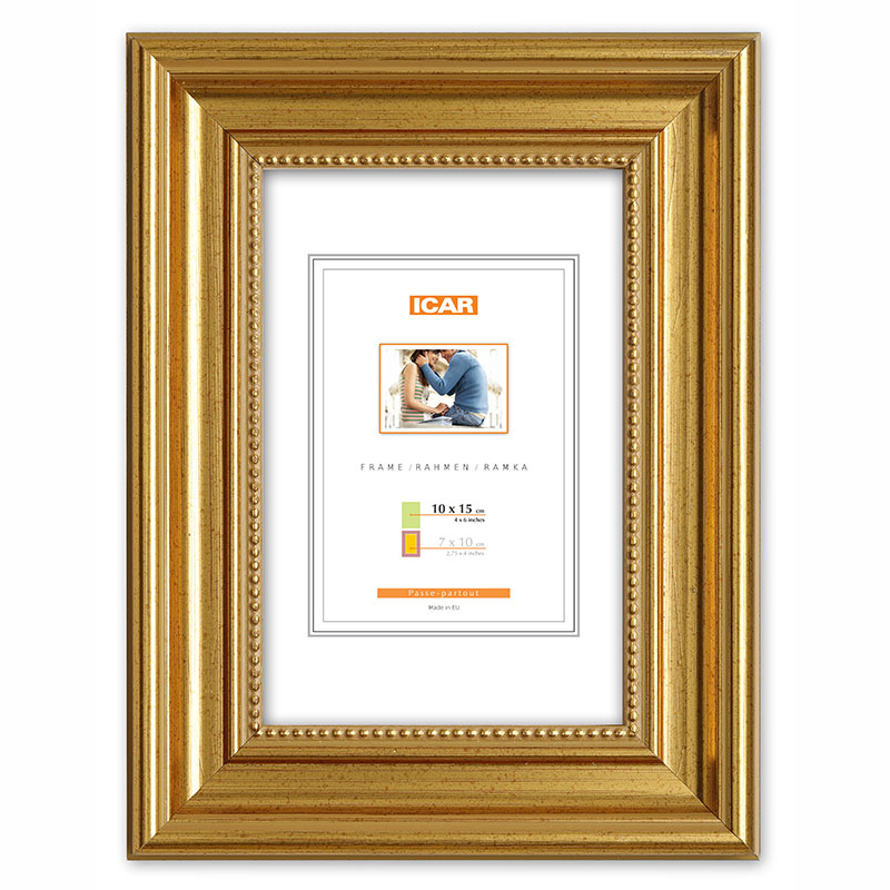 Ramka drewniana DRZG M Z złoty