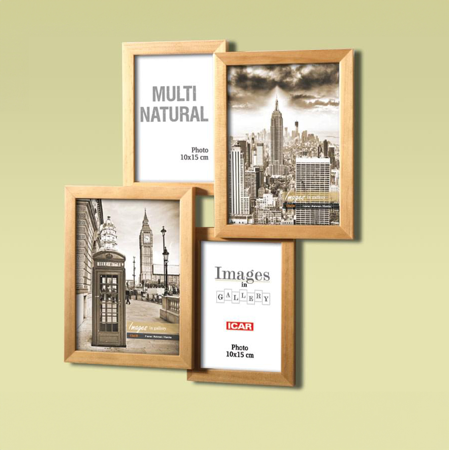 Holzrahmen Galerie MULTI NATURAL 42 0N natur